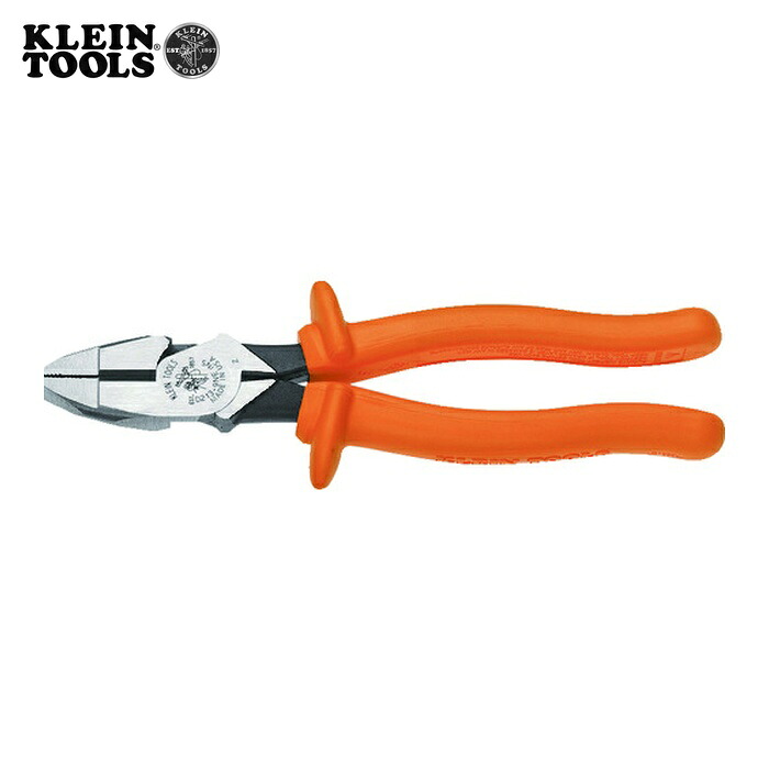 KLEIN TOOLS D2000-9NE-INS 強力型絶縁ペンチ 250mm (1丁)｜工具ランド　いたわり館