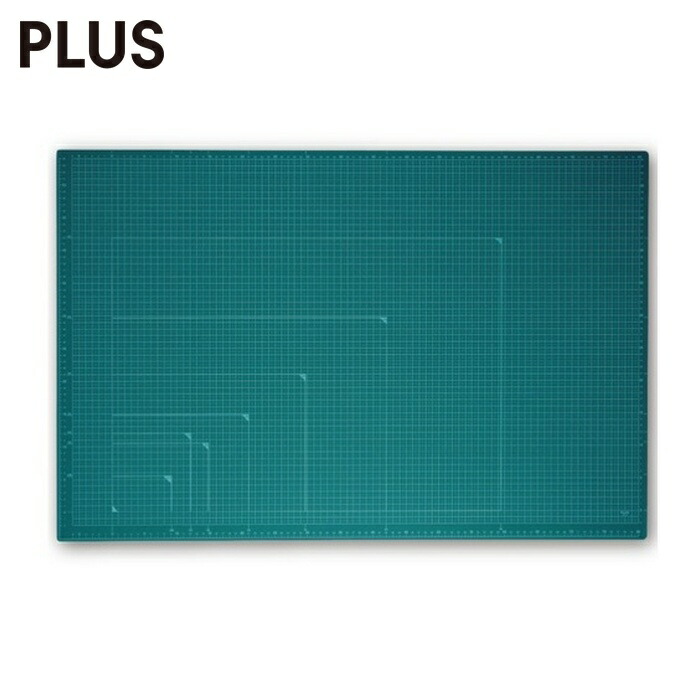プラス PLUS 48587)カッターマット A1 GR CS-A1 緑 (1枚) CS-A1