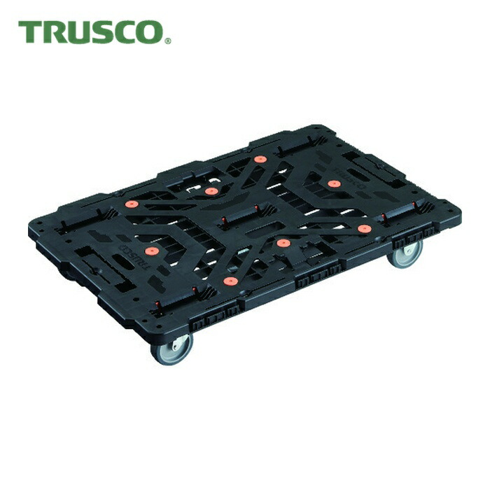 トラスコ TRUSCO 繋ぎ合わせる式脂製平台車 ビートル 900X600 自在3輪 (1台) BT900J3-E100