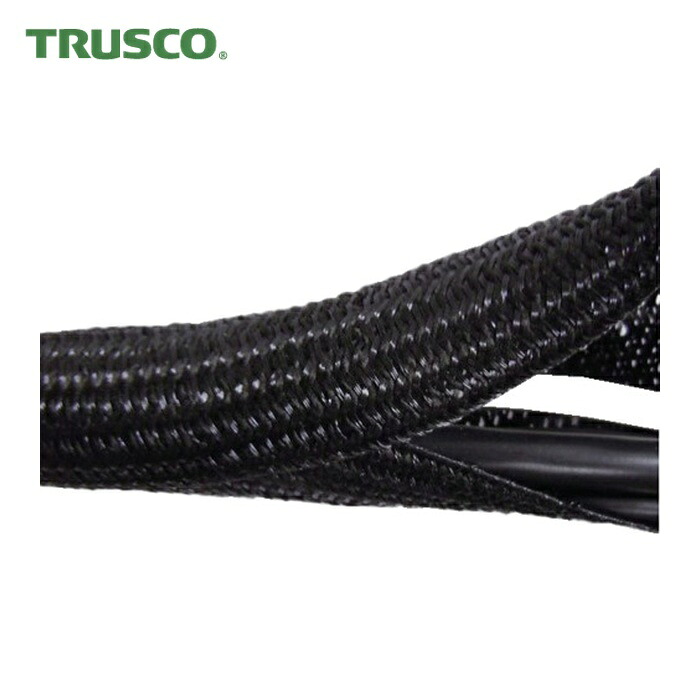 トラスコ TRUSCO ノンハロゲン網熱電子管19mmX10m (1巻) BTN19-10 電設資材-電線管・ケーブルプロテクター-木材・建築資材・設備