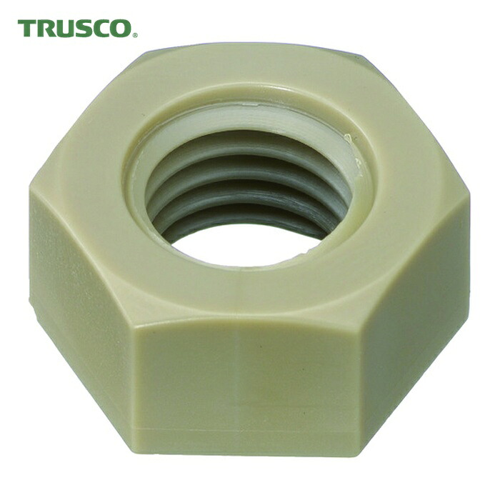 トラスコ TRUSCO ポリエーテルエーテルケトン(PEEK) 六角ナット M6 50個入 (1袋) BPEEK-NTM6