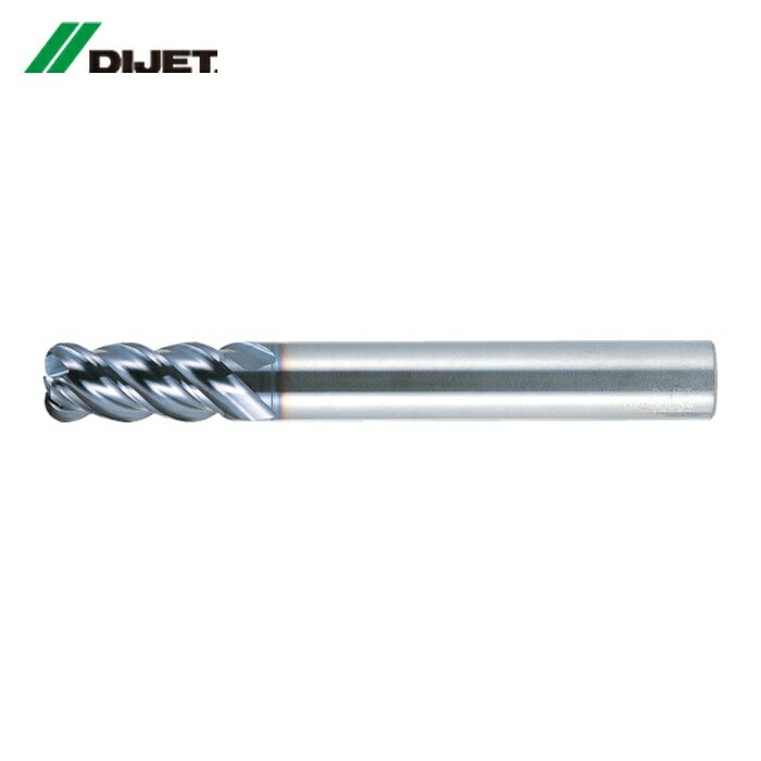 ダイジェット DZ-SOCS4080-10 スーパーワンカットエンドミル(4枚刃・レギュラー刃長) 8mm R1.0 (1本)