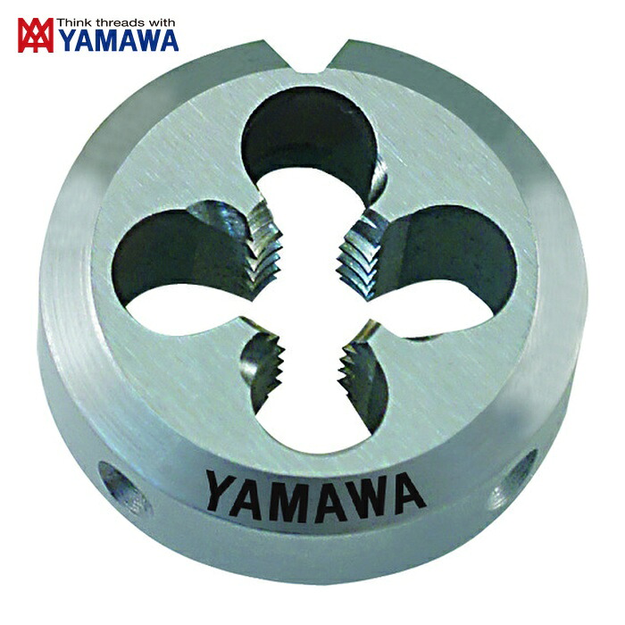 ヤマワ 弥満和 DPO-S5-M8X1.25-38 ポイントソリッドダイス DPO S5 M8X1.25 38径 (1個) 花・ガーデン・DIY-締付工具用アクセサリー