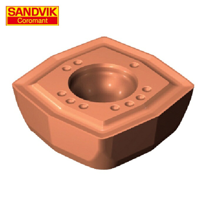 サンドビック SANDVIK DS20-0407-C-L5 (1144) スローアウェイドリル用チップ コロドリルDS20チップ(365) 穴あけ用 材種1144 (10個)