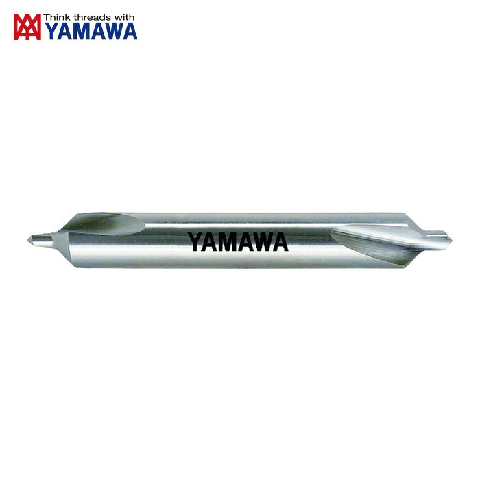 ヤマワ 弥満和 CD-Q-6X90X16 弱ねじれ溝A形90° センタ穴ドリル CD-Q 6X90°X16 (1本)