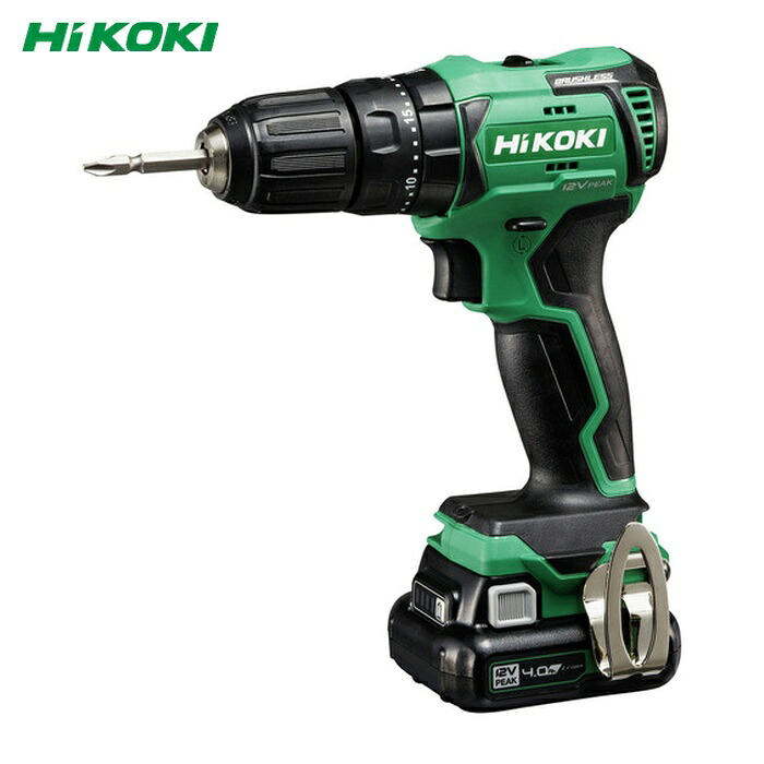 HiKOKI ハイコーキ DV12DD-2LS 10.8V コードレス振動ドライバードリル 4.0Ah (1台)｜工具ランド　いたわり館