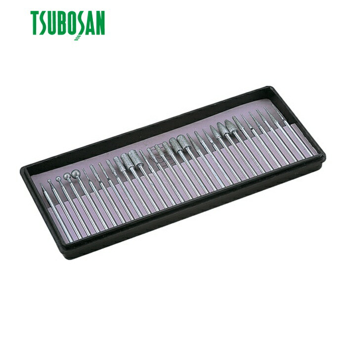 ツボサン TSUBOSAN DRST13C ダイヤモンドビッド Φ3 #200-30本セット (1S) 10,290円