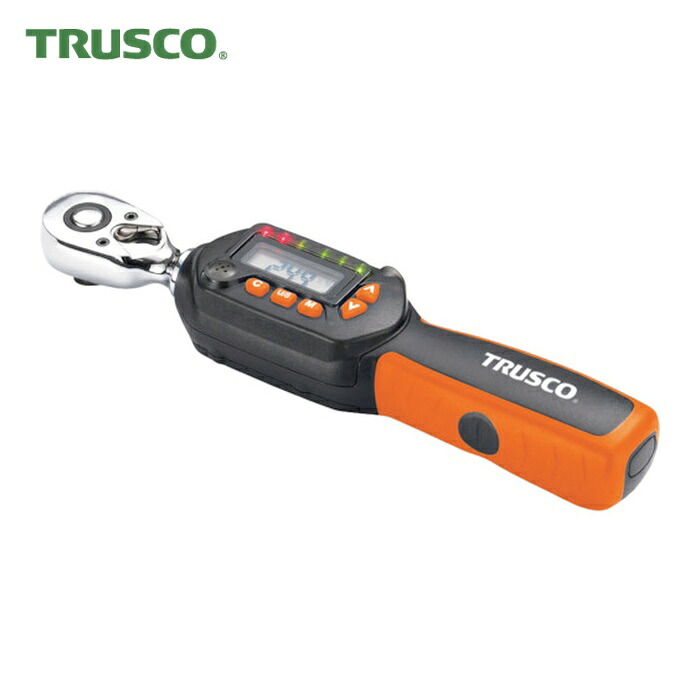 トラスコ TRUSCO ラチェットデジタルトルクレンチ 差込角9.5mm 12~60Nm (1個) DTRS3-060C|工具ランド いたわり館