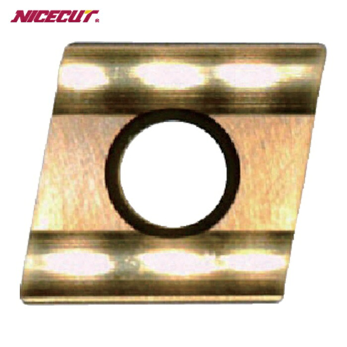 富士元工業 C32GUR-0.4R (NK3030) フライス工具シュリリン・NCエンドミル専用チップ 超硬M種TiN 0.4R (12個)