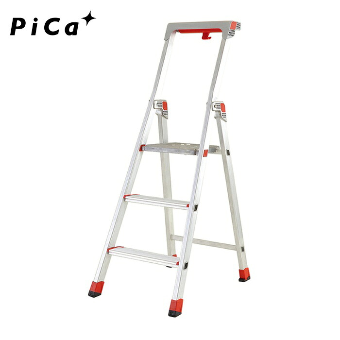 核分裂爆弾 Pica CF-3 上わく付き添い人踏台CF型3段 (1台)