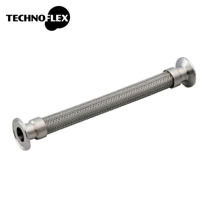 テクノフレックス C340-1.25SX300L SUS304 サニタリー金具型フレキシブルホース C340-1.25Sx300L サニタリーフェルール SUS304 (1本)