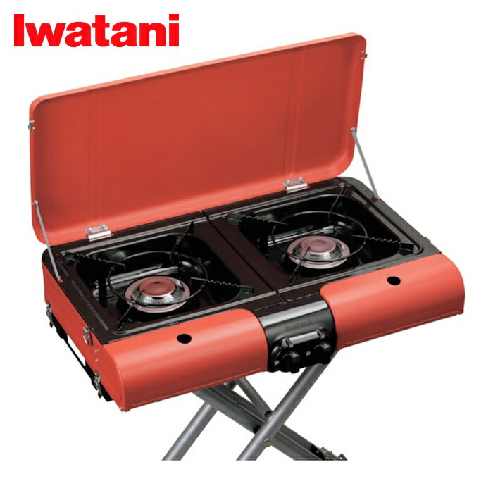 岩谷産業 Iwatani カセットガススタンドBBQ食べ物屋 食べ物屋はやりっ児 (1台) CB-SBG-2