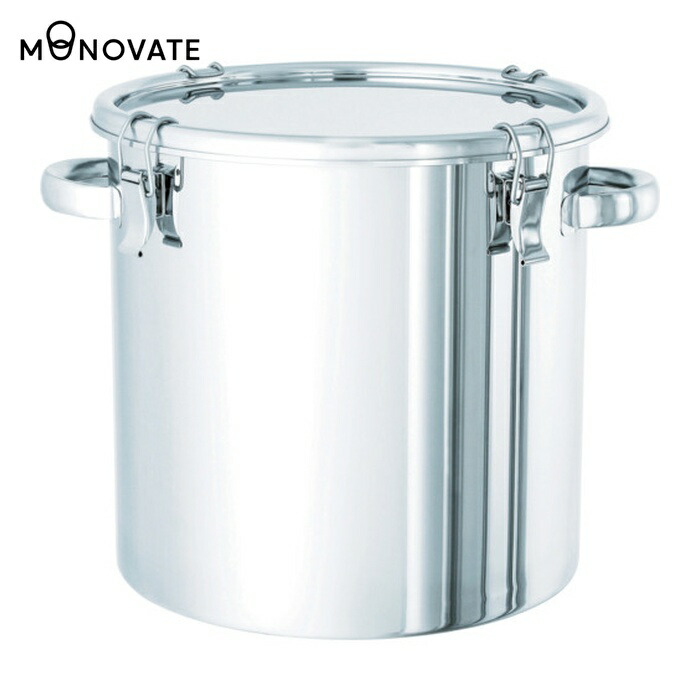 MONOVATE ステンレスタンクSUS316Lクリップ式密閉タンク10L (1個) CTH-24-316L