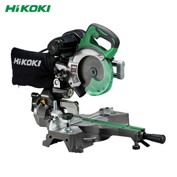 HiKOKI ハイコーキ C6RSHD-K 卓上横すべり丸のこ(チップソー黒鯱標準尺度嘱する手合い) 165粍 (1台)