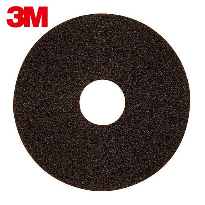 3M スリーエム ブラウンストリッパーパッド 茶 380×82粍 (5枚入) (1箱) BRO 380X82