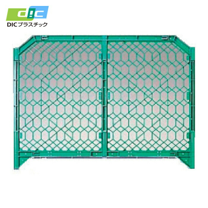DICプラスチック ディックSPフェンス 1500×1200 (ベースウエイト別売り) (1台) DSPF1500 (GN)