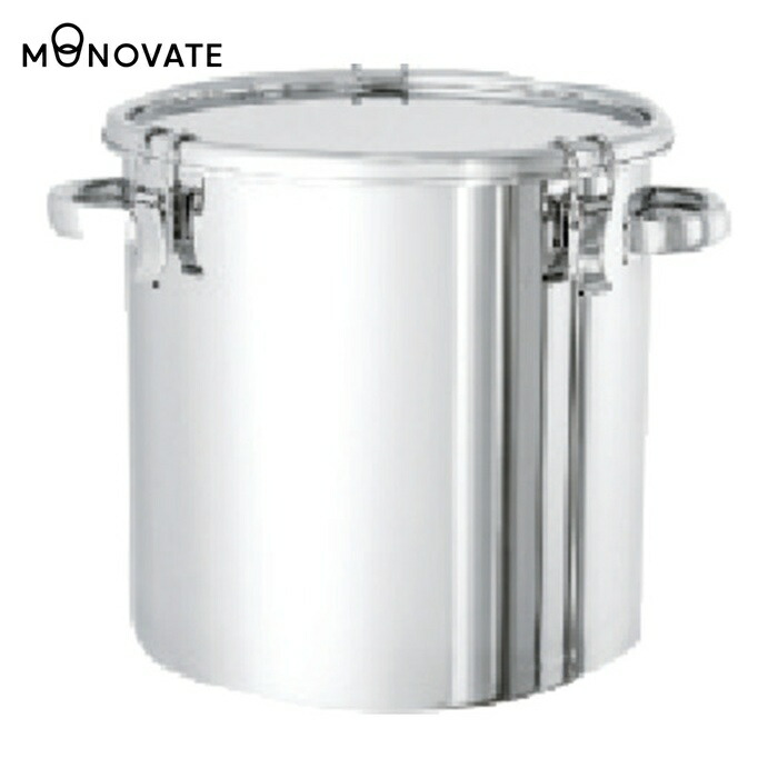 MONOVATE ステンレスタンク キャッチクリップ式密閉タンク(フタ付) 10L (1個) CTH-24