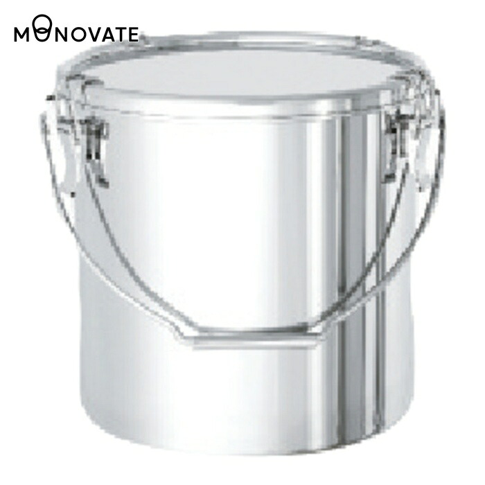 MONOVATE ステンレスタンク ストレートクリップ式吊下げ密閉タンク(フタ付) 25L (1個) CTB-33