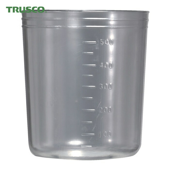 トラスコ TRUSCO ディスポカップ PP製 500mL 1箱(500個) (1Cs) DC-500L