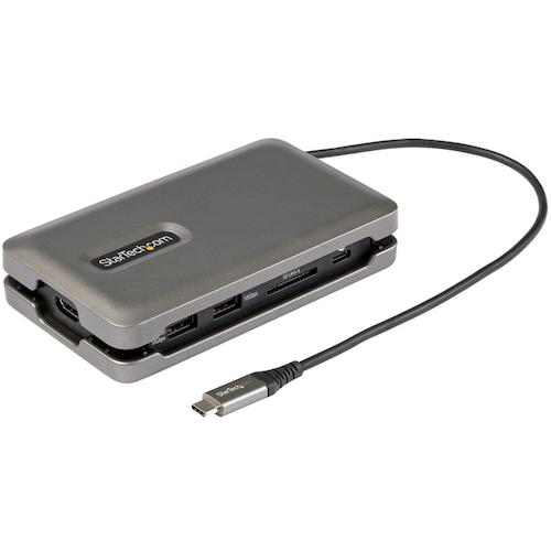 StarTech DKT31CSDHPD3 ドッキングステーション/USB-C/4K HDMI/100W/USBハブ/イーサネット/カードリーダー/マルチハブ (1箱)