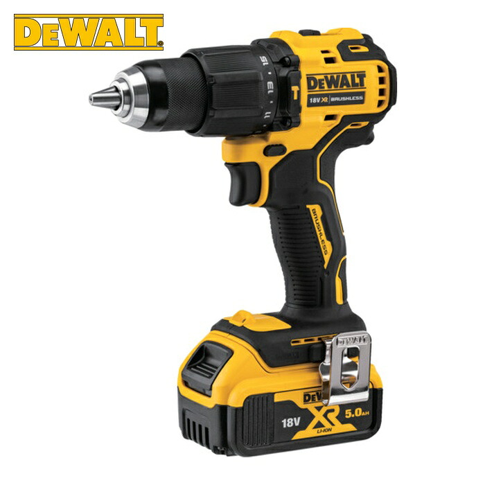 DEWALT デウォルト DCD709P2-JP 18Vブラシレス振動ドリルドライバー (1台)