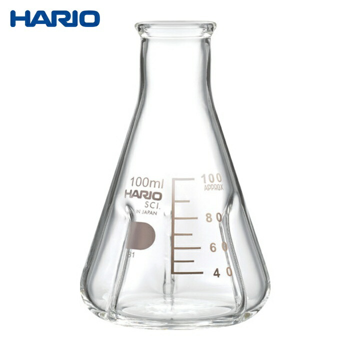 ハリオ HARIO バッフル付き三角フラスコ100ml (1個) BSF-100-SCI