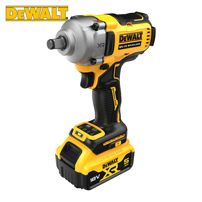 DEWALT デウォルト DCF891P2T-JP 18Vブラシレス・インパクトレンチ (1台) 花・ガーデン・DIY-穴あけ・締付工具-電動工具本体