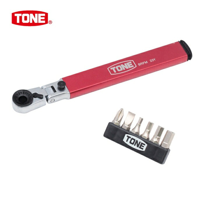 TONE トネ BRFM6S マガジン付首振ビットラチェットセット (1S)