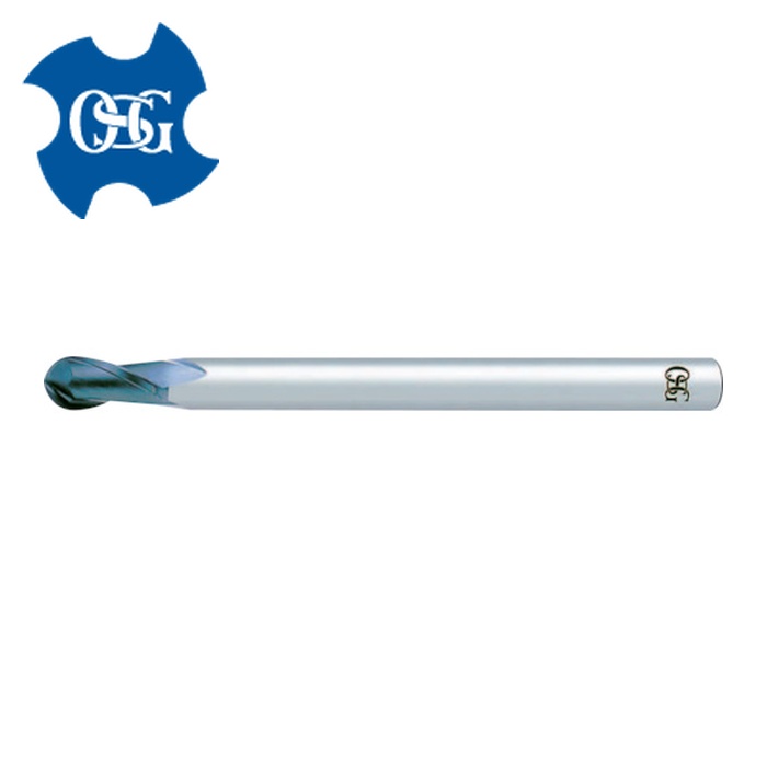 OSG オーエスジー DIA-EBD-R3X6 DIAコート 超硬ボールエンドミル 2刃 ボール半径3mm シャンク径6mm 8504160 (1本)