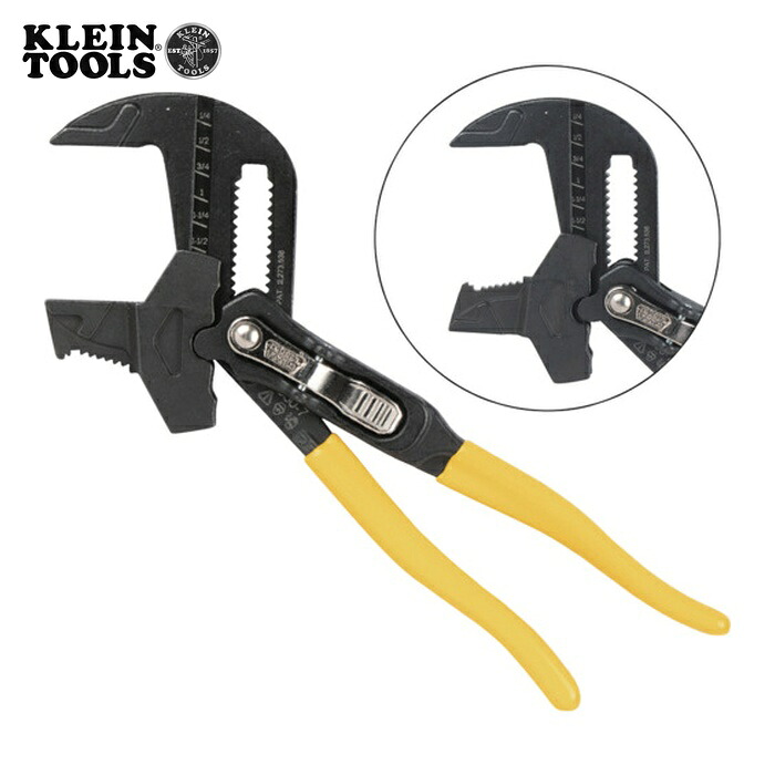 KLEIN TOOLS D5307 ジョー取り替えっこ型 ペンチ鍵 7in (1丁)