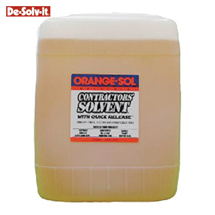 ディゾルビット 油・塗料・接着剤の剥がし剤 コントラクターズ・ソルベント 5ガロン (1缶) CS-18900