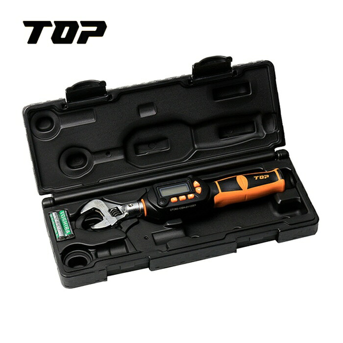 TOP トップ工業 DH060-12BN モンキ形デジタルトルクレンチ 自然調整活動の領域12~60N・m (1個) 手動工具-トルクレンチ-締付工具