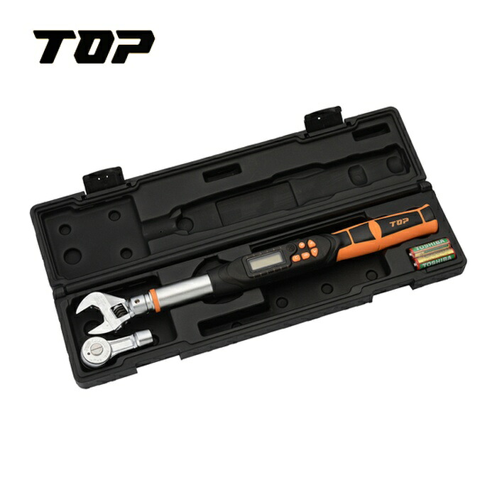 TOP トップ工業 DS135-15BN モンキ形/ラチェット形 デジタルトルクレンチセット 調整範囲27~135N・m (1本)|工具ランド いたわり館