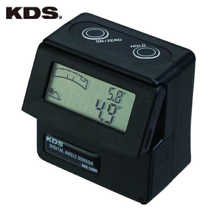 ムラテックKDS DAS-VA60 傾斜角度計 デジタルアングルセンサーVA60 長さ56×高さ60×厚さ33粍 (1個)