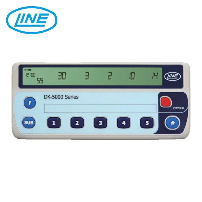 伝達ルート精機 LINE DK-5005B 陰電子数取器 5連式 (1台)