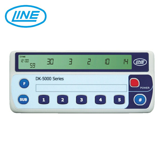 伝達ルート精機 LINE DK-5005C 陰電子数取器 5連式 (1台)