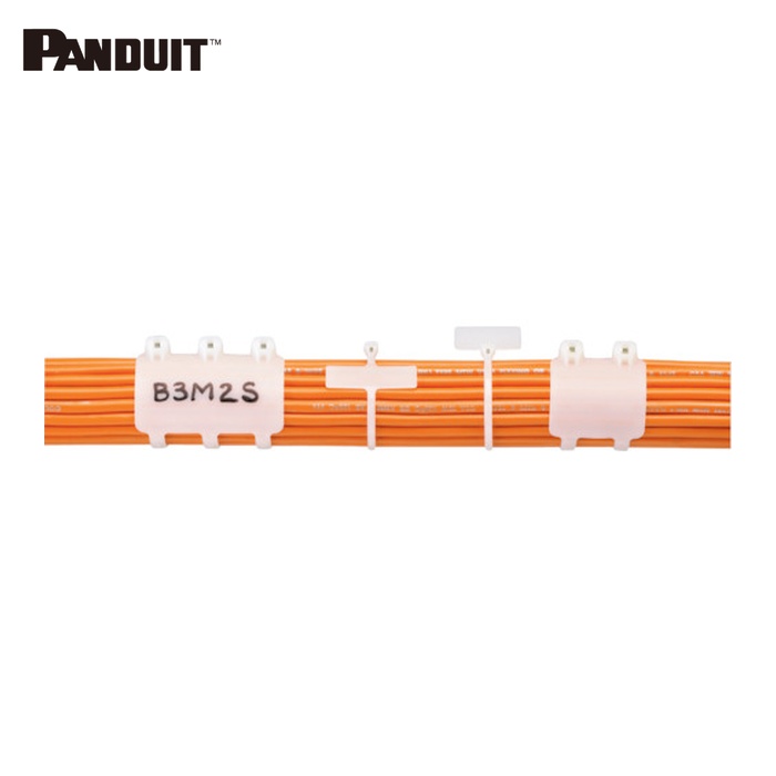 パンドウイット PANDUIT BM2M-M ステンレス爪ロック式結束バンド(巻き付け表示タイプ) 2.4×201×1.2 1袋1000本入 (1袋)