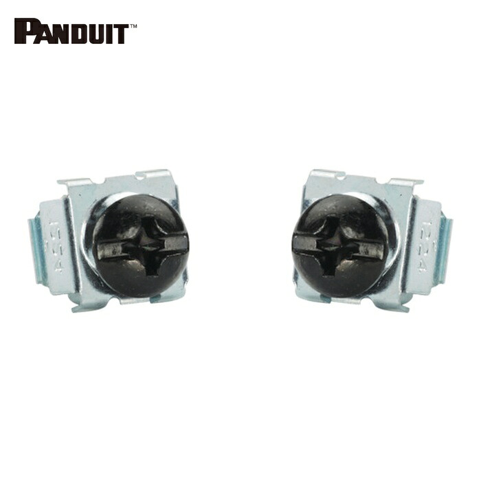 パンドウイット PANDUIT CNWSM5-C M5ケージナット&ネジ (100個入) (1袋)