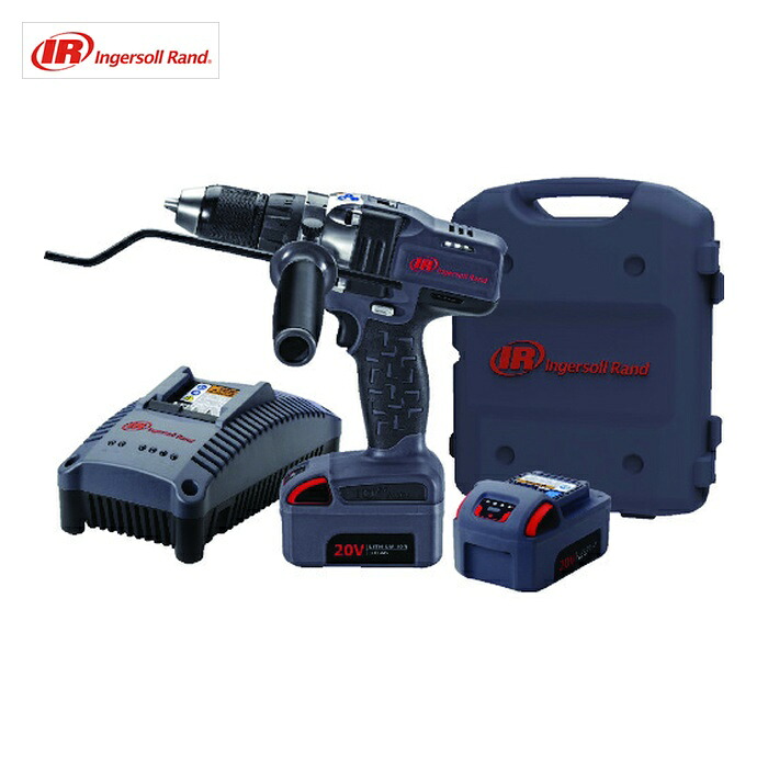 インガソール・ランド IR D5140-K22-JP 1/2インチ 充電ドリルドライバー(20V) (1台)