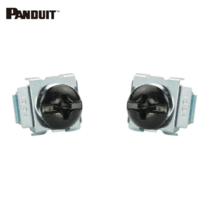 パンドウイット PANDUIT CNWSM6-C M6ケージナット&ネジ (100個入) (1袋)