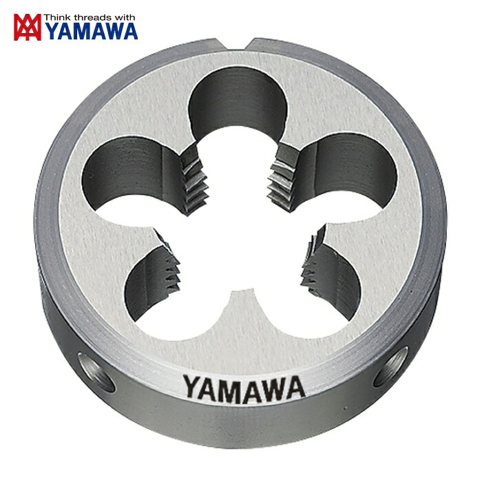 ヤマワ 弥満和 DPT-1/4 管用テーパねじ用ソリッドダイス D PT 1/4-19 38径 (1個)|工具ランド いたわり館