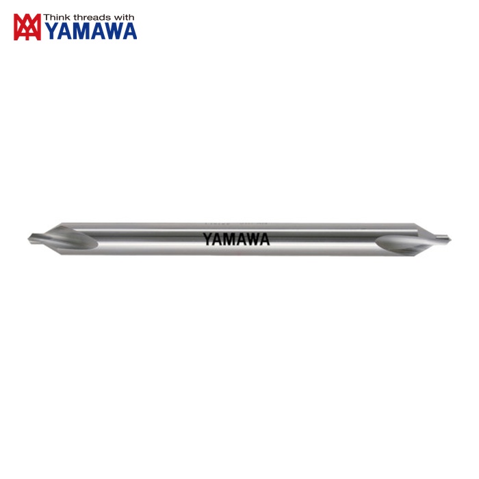 ヤマワ 弥満和 CD-SL-150-3 ロングシャンク弱ねじれ溝A形60° センタ穴ドリル CD-SL L150 3X60°X8 (1本)