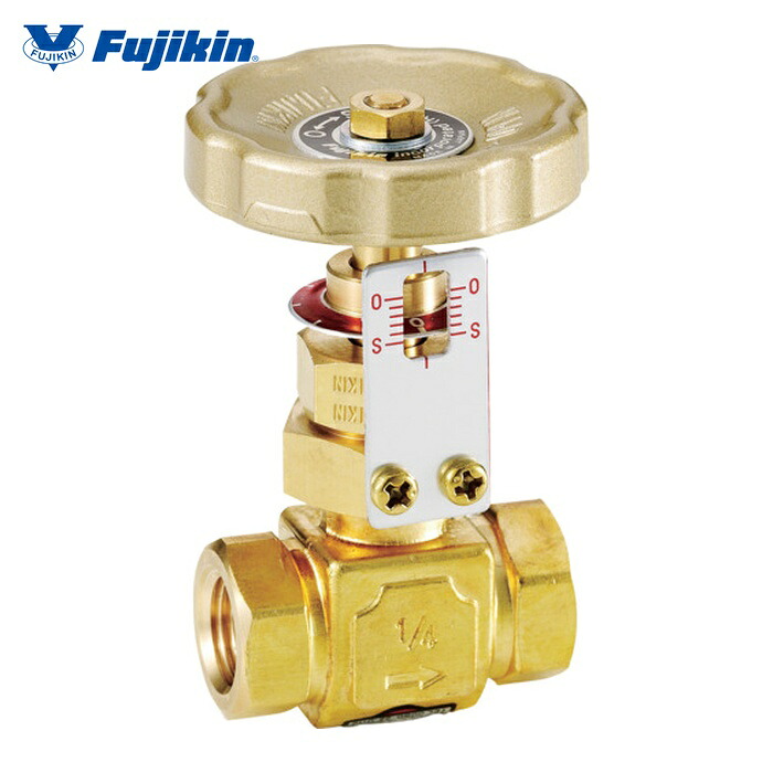 フジキン Fujikin DH-12GA-R 金管楽器製針弁膜1/8B 開度命令すること器付き添い人 (1個)