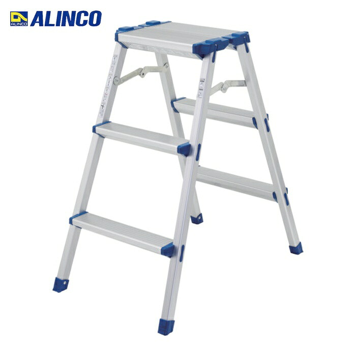 アルインコ ALINCO 天板幅広踏台 3段 高さ780mm 最大使用質量100kg (1台) CWX80AS