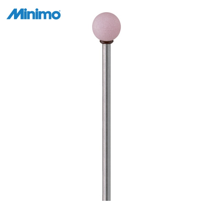 ミニター Minimo CA3532 ロングシャフト PAピンク砥石 #120 φ6 (10本入) (1Pk)