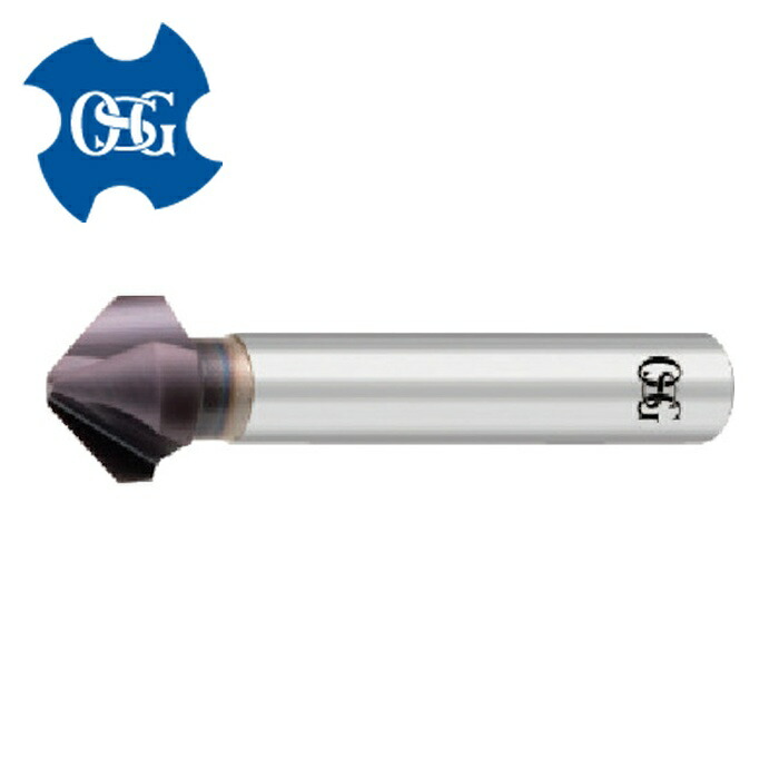 OSG オーエスジー FX-MG-CSX90 25X12X5.0X70 FX厚地の外套3刃カウンタシンク 先っちょ角25° 効果のある刃径25粍 先っちょ径3.8×全長70粍 9149250 (1本)