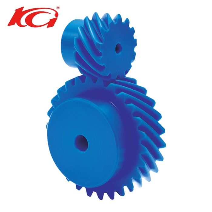 KG 協育ギヤー H2.5BP26L-B ボンネット連繋 青POM 歯車つづき物 はすばギヤー・ねじギヤー 歯数26 (1個)