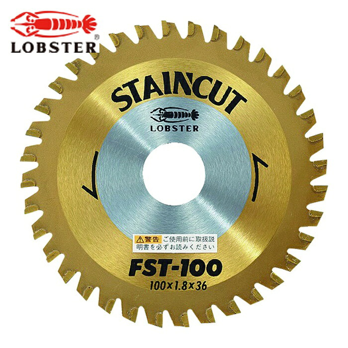 エビ ロブテックス FST100 チップソー ステンカット 100mm (1枚)｜工具ランド　いたわり館