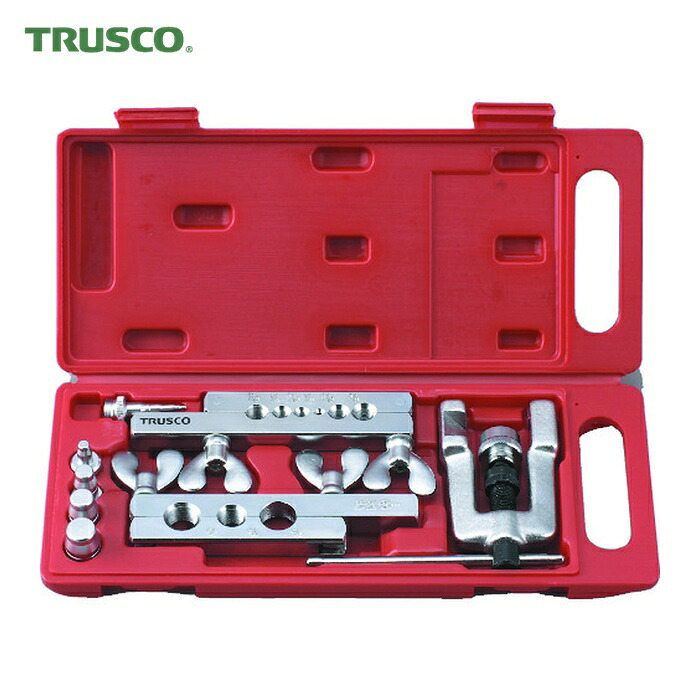 トラスコ TRUSCO 45°インチサイズフレア&スエジアダプターセット (1S) GF45-16