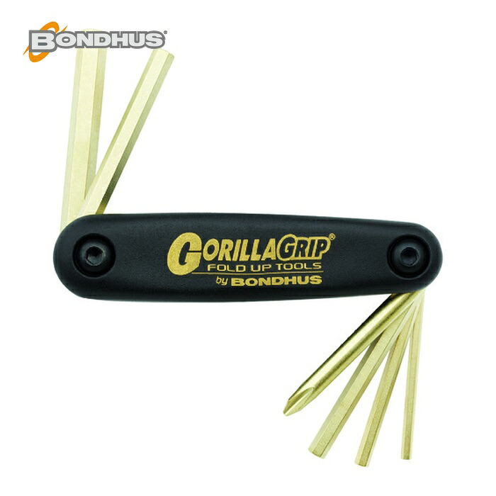 ボンダス BONDHUS FUCB6 車輌整備用工具 ゴリラグリップサイクルバディ ゴールドガード加工 (+2、3、4、5、6、8mm) No.12594 (1S)